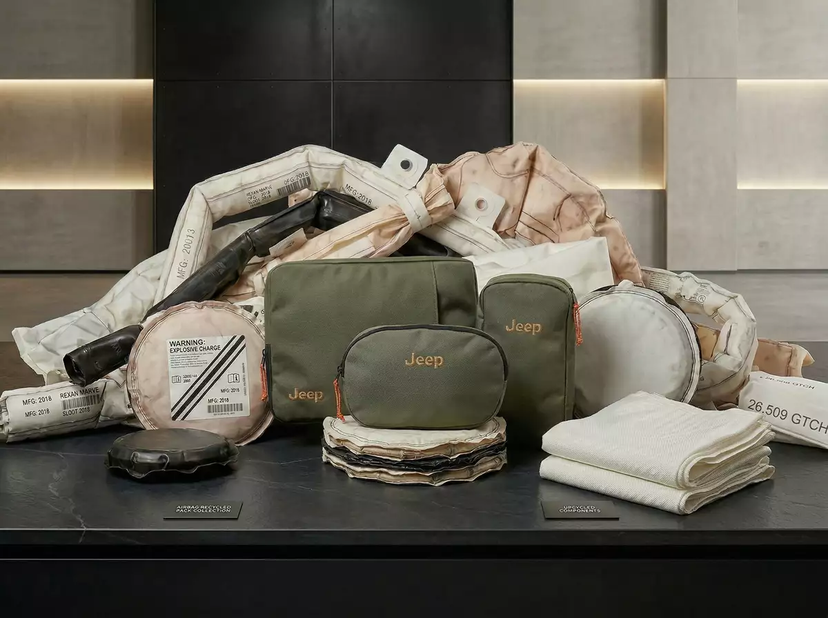 Productos sustentables Eco Brand Lab realizados con materiales reciclados