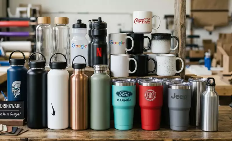 Termos, botellas y vasos personalizados